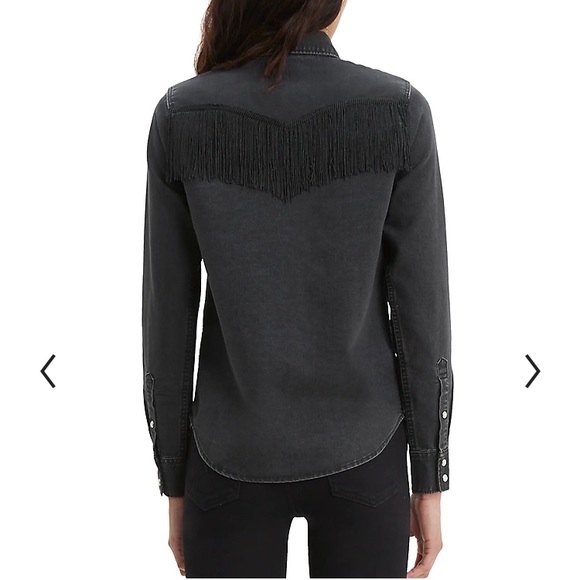 Levis fringe western shirt - Picture 2 of 8